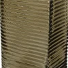 Decoris vaas grijs 11 x 11 x 15 cm