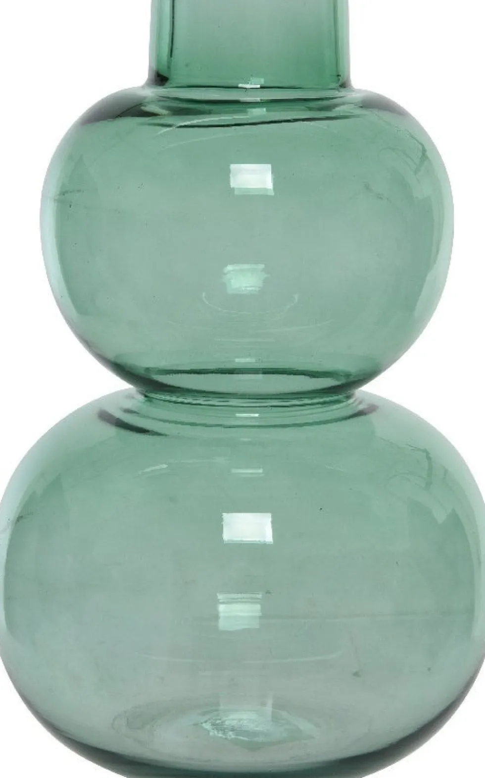 Decoris vaas groen D 18 H 28 cm