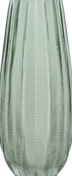 Decoris vaas groen D 12,5 H 28 cm