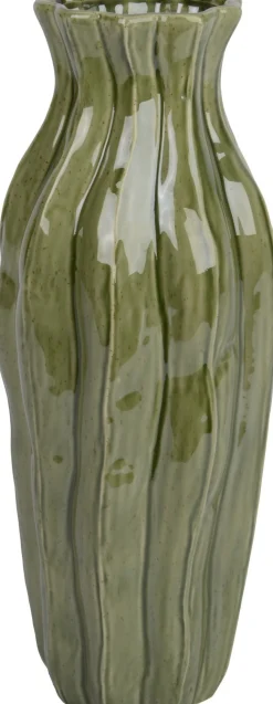 Decoris vaas Jun groen D 16,5 H 41,5 cm
