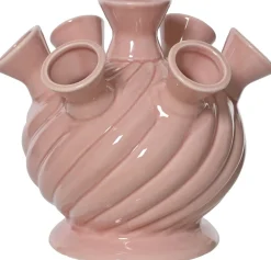 Decoris vaas Tullip roze D 18 H 16 cm