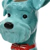 Decoris vaas Woof blauw 18,3 x 16 x 22,6 cm