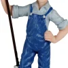 Dickensville kerstdorpminiatuur boer 13,8 x 12,6 x 4,7 cm