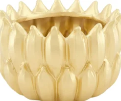 Dijk Natural Collections bloempot Banana goud D 19 H 11,5 cm