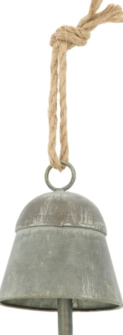 Dijk Natural Collections kerst ornament Bella grijs 13 x 13 x 16 cm