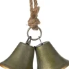 Dijk Natural Collections kerst ornament Bella brons 6,5 x 6,5 x 5,2 cm