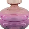 Dijk Natural Collections vaas op voet roze / paars / blauw D 16 H 20 cm