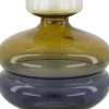 Dijk Natural Collections vaas op voet wit / groen / blauw D 16 H 20 cm