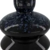 Dijk Natural Collections vaas Sam zwart / blauw D 18,5 x H 36,5 cm