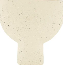 Dijk Natural Collections vaas op voet Paolo wit 25 x 7,5 x 25,5 cm