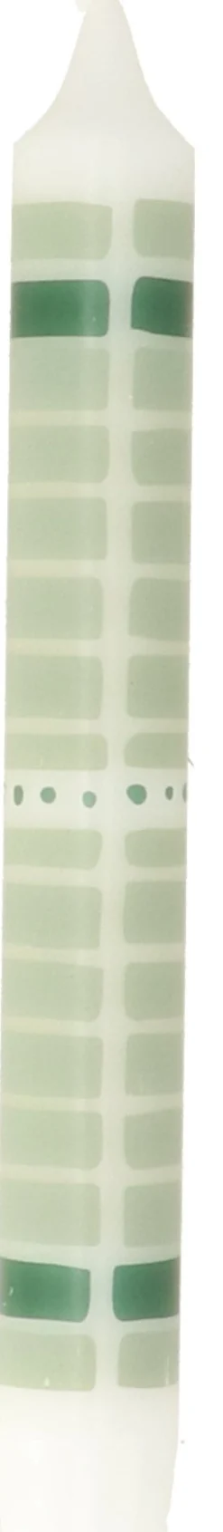 Dinerkaars Stripe groen 5 uur D 2,2 H 19 cm