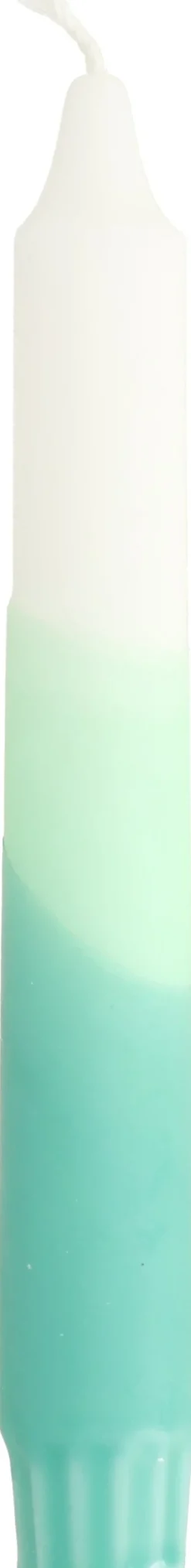 Dippy dinerkaars Triple groen / wit 6 uur D 2,1 H 19 cm