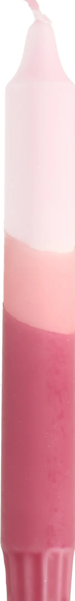 Dippy dinerkaars Triple roze 6 uur D 2,1 H 19 cm