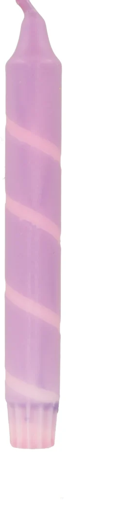 Dippy dinerkaars Twister paars 6 uur D 2,1 H 19 cm