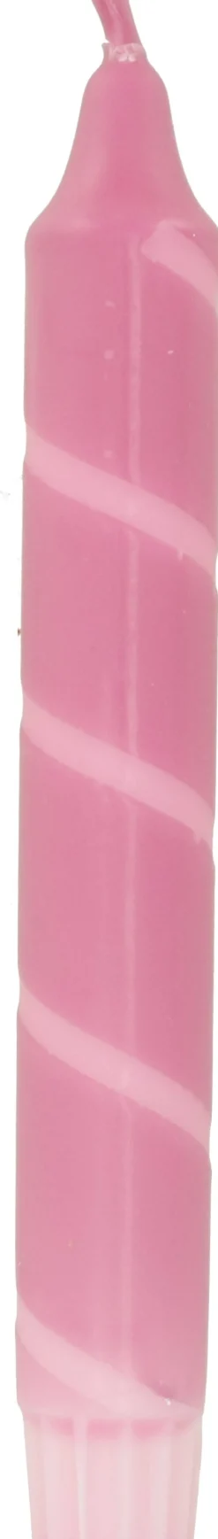 Dippy dinerkaars Twister roze 6 uur D 2,1 H 19 cm