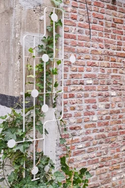 D&M Deco plantenrek Patio wit 68 x 10 x 150 cm
