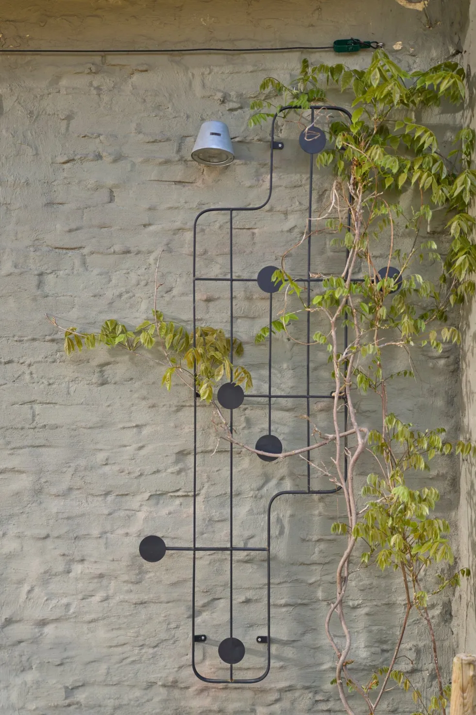 D&M Deco plantenrek Patio zwart 68 x 10 x 150 cm