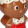 Duif bloempot Bisco bruin 12,8 x 12,3 x 20 cm