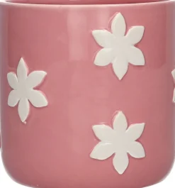 Duif bloempot Bloem roze D 13,8 H 13,5 cm