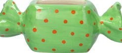 Duif bloempot Candy groen 21 x 9 x 8,3 cm