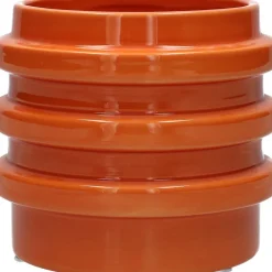 Duif bloempot Fizz oranje D 13,8 H 12 cm