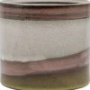 Duif bloempot Horizon wit / roze / groen D 14 H 12,5 cm