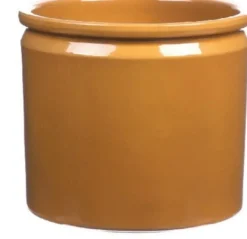 Duif bloempot Lucca oranje D 14 H 12 cm