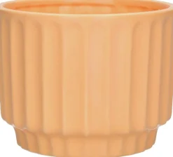 Duif bloempot op voet Vectra oranje D 13,2 H 10,5 cm