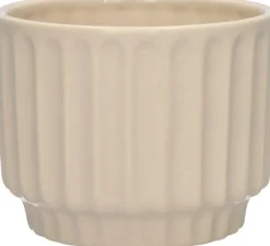 Duif bloempot op voet Vectra taupe D 13,2 H 10,5 cm