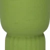 Duif bloempot op voet Ves groen D 7,5 H 10 cm