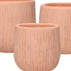 Duif bloempot Perzik oranje D 11,5 H 11 cm