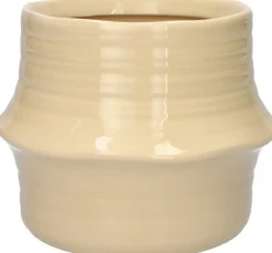 Duif bloempot Valino beige D 17,3 H 13,4 cm
