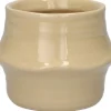 Duif bloempot Valino beige D 9 H 7,2 cm