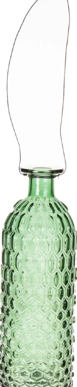 Duif hangvaas Louvre groen D 7,1 H 21 cm