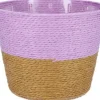 Duif plantenmand Riley duotoon paars / bruin D 15,5 H 13 cm