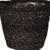Duif plantenmand Roan zwart D 12,5 H 10,3 cm
