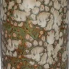 Duif vaas Horizon bruin / crème D 9 H 25 cm