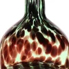Duif vaas Jane bruin / groen D 17,5 H 21,5 cm