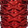 Duif vaas Lip rood D 10 H 18 cm