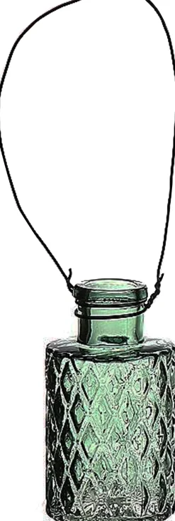 Duif vaas Louvre groen D 5 H 9 cm