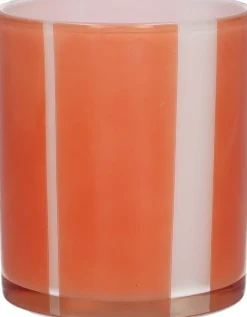 Duif vaas oranje D 9 H 10,3 cm