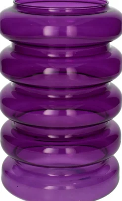 Duif vaas paars D 18 H 27,5 cm