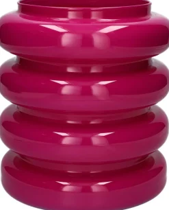 Duif vaas roze D 19 H 21,3 cm