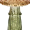 Duif vaas Shiitake bruin / groen D 9 H 12 cm