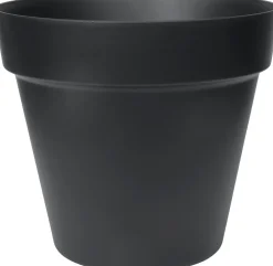 Easyday bloempot Smile zwart D 39 H 34,7 cm