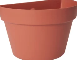 Easyday muur bloempot Smile terracotta 26 x 16,3 x 17 cm