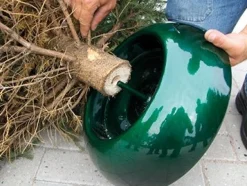 EasyFix kerstboomstandaard metaal donkergrijs D 39 cm