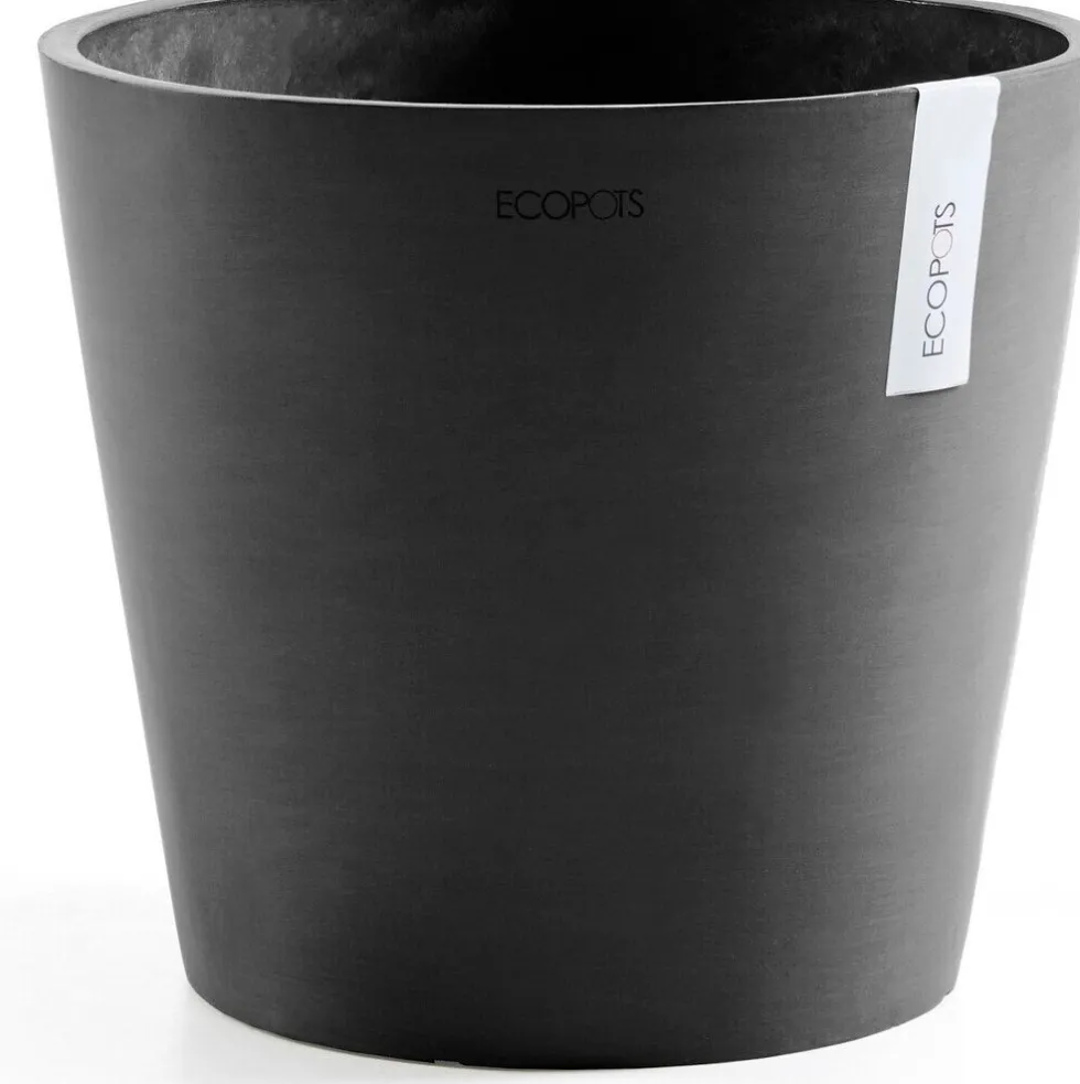 Ecopots bloempot Amsterdam donkergrijs D 25 H 22 cm