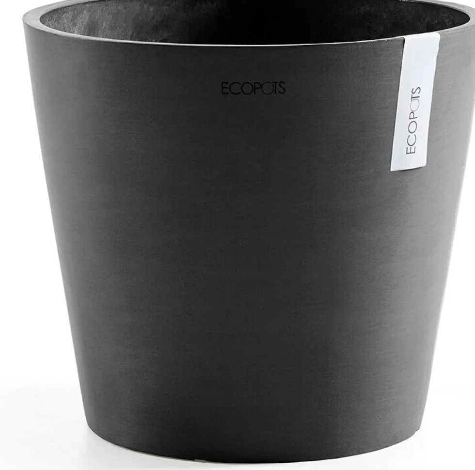 Ecopots bloempot Amsterdam donkergrijs D 30 H 26,3 cm