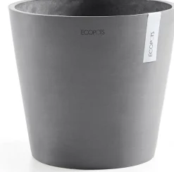Ecopots bloempot Amsterdam grijs D 40 H 35 cm